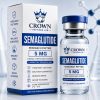 GLP-1 research peptide vial by Crown Peptides Labs for laboratory research.