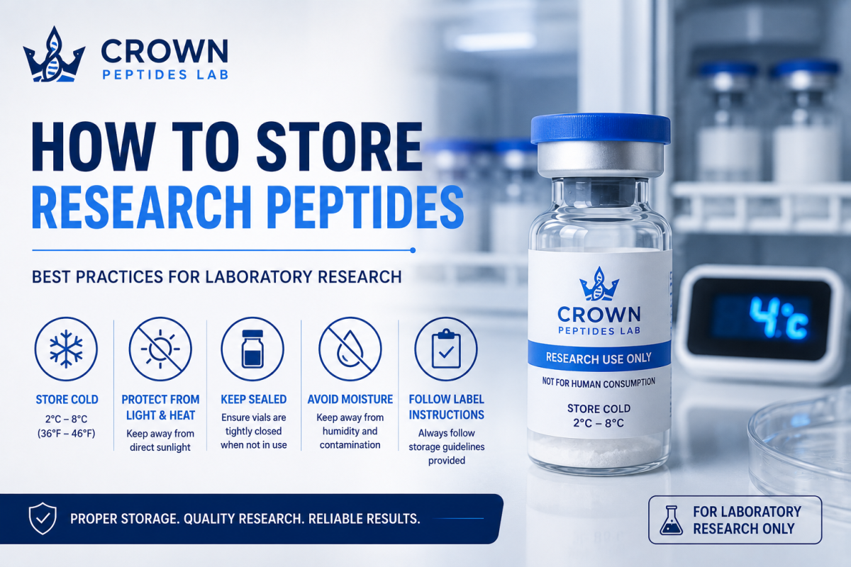 How to Store Research Peptides